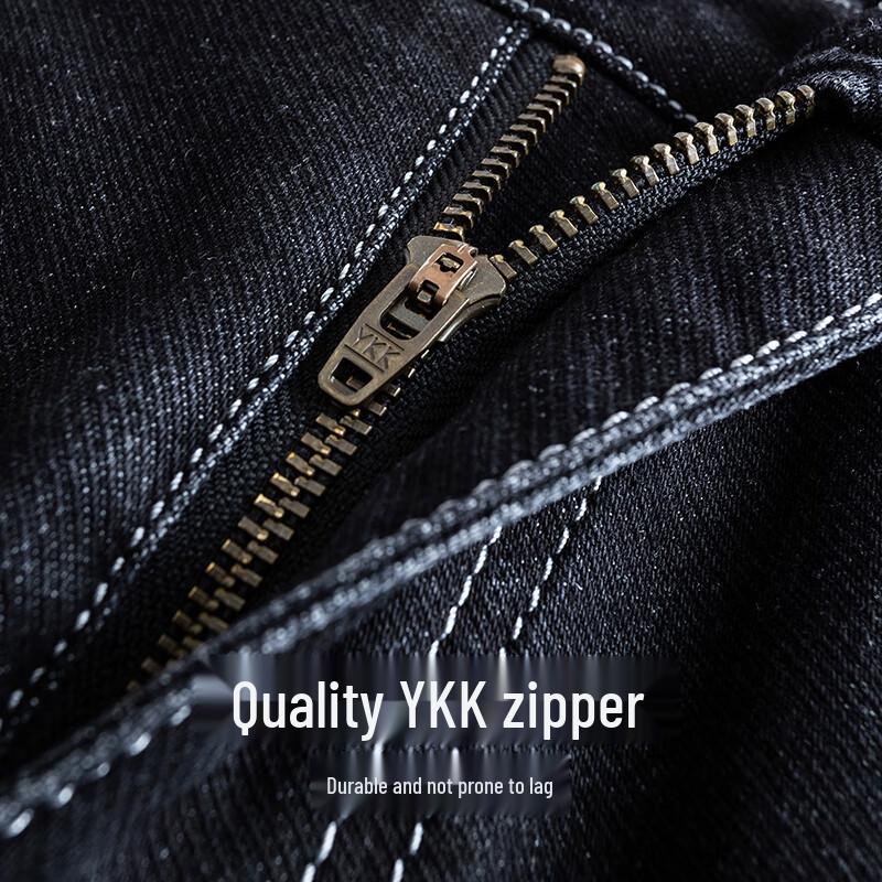 Men's Stretch Washed Retro Straight-Leg Jeans