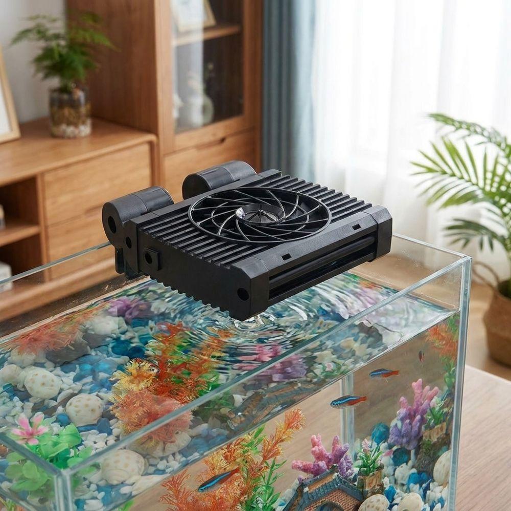 Silent Fish Tank Chiller Fan Variable Speed Aquarium External Fan Aquarium Cooling Fan Summer