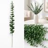 10pcs Plastic Artificial Eucalyptus Leaves 38cm Greenery Bundle Eucalyptus Branches  Christmas Decor