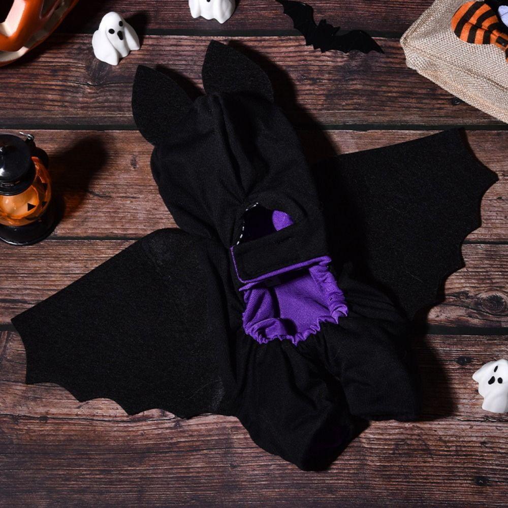 Wear Resistant Halloween Pet Bat Costume Decorative Cats Bat Wings Costumes  Cosplay Party