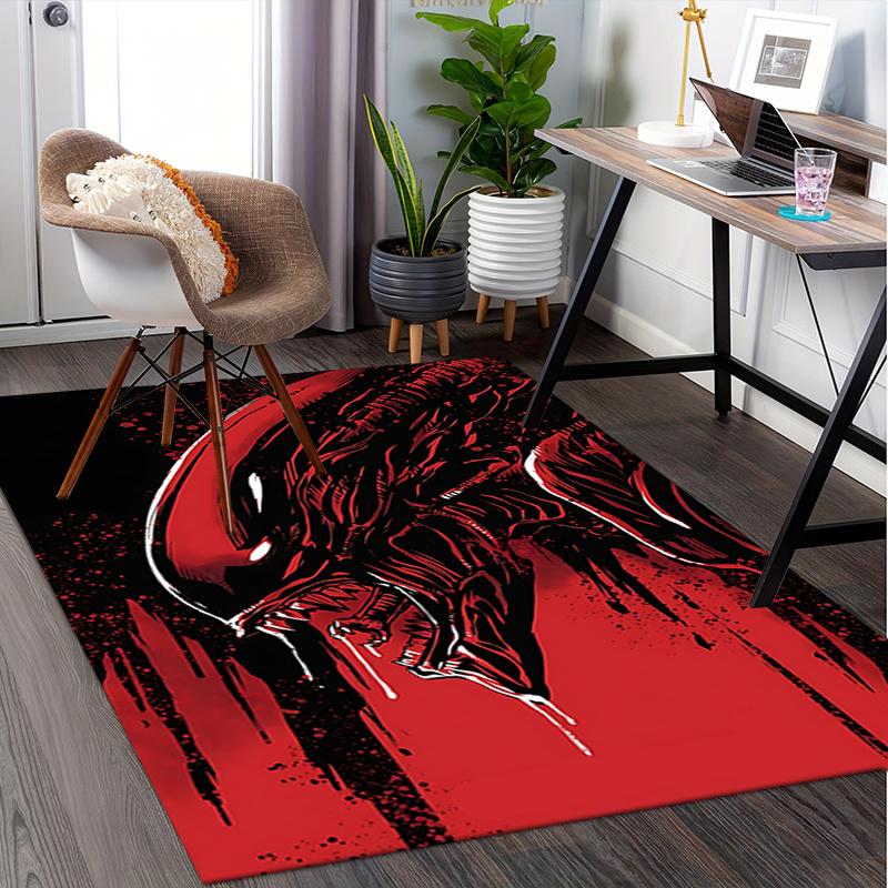 Alien Chair Mat Office Carpet, Oversized Rug for Home Decor, Sofa Mat, Desk Protector, Gift Idea for Office and Living Room
