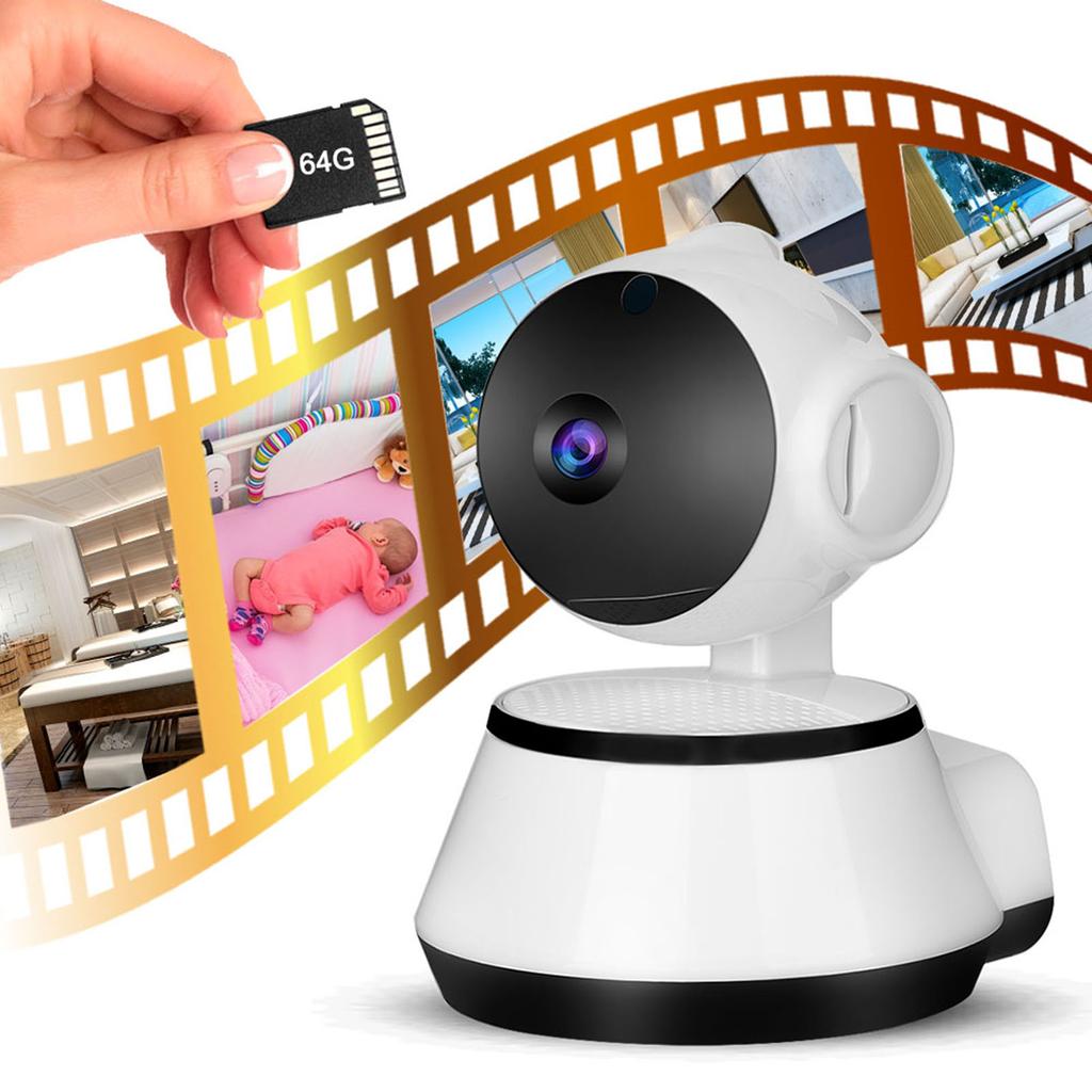 Cameră video inteligentă PTZ wireless WIFI de 1MP, monitor pentru bebeluși, viziune nocturnă IR, securitate la domiciliu