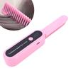 Portable Cordless Anion Hair Straightener Brush Folding Rechargeable 9 Temp Settings Hair Straightener Comb
