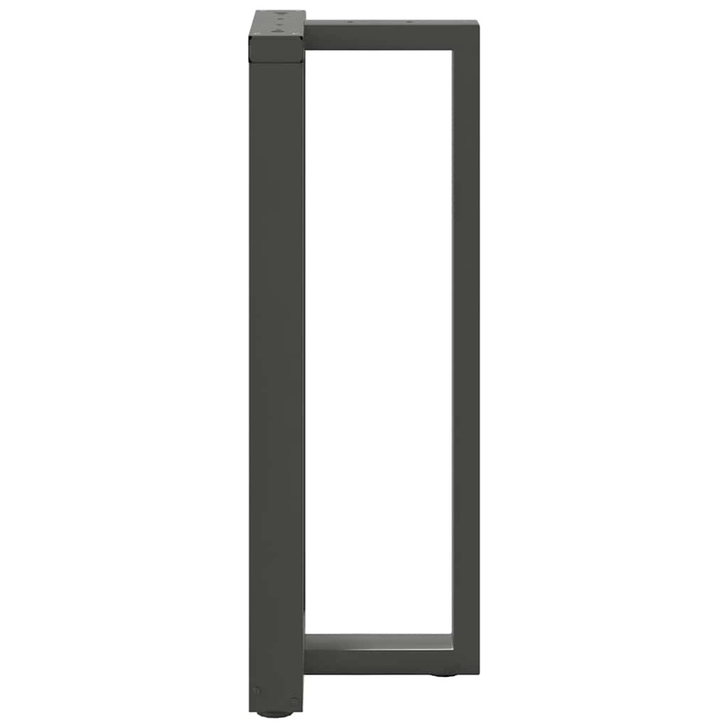 Vidaxl Bar Table Legs, 2 Pcs, Anthracite, 50X35X(100-101) Cm