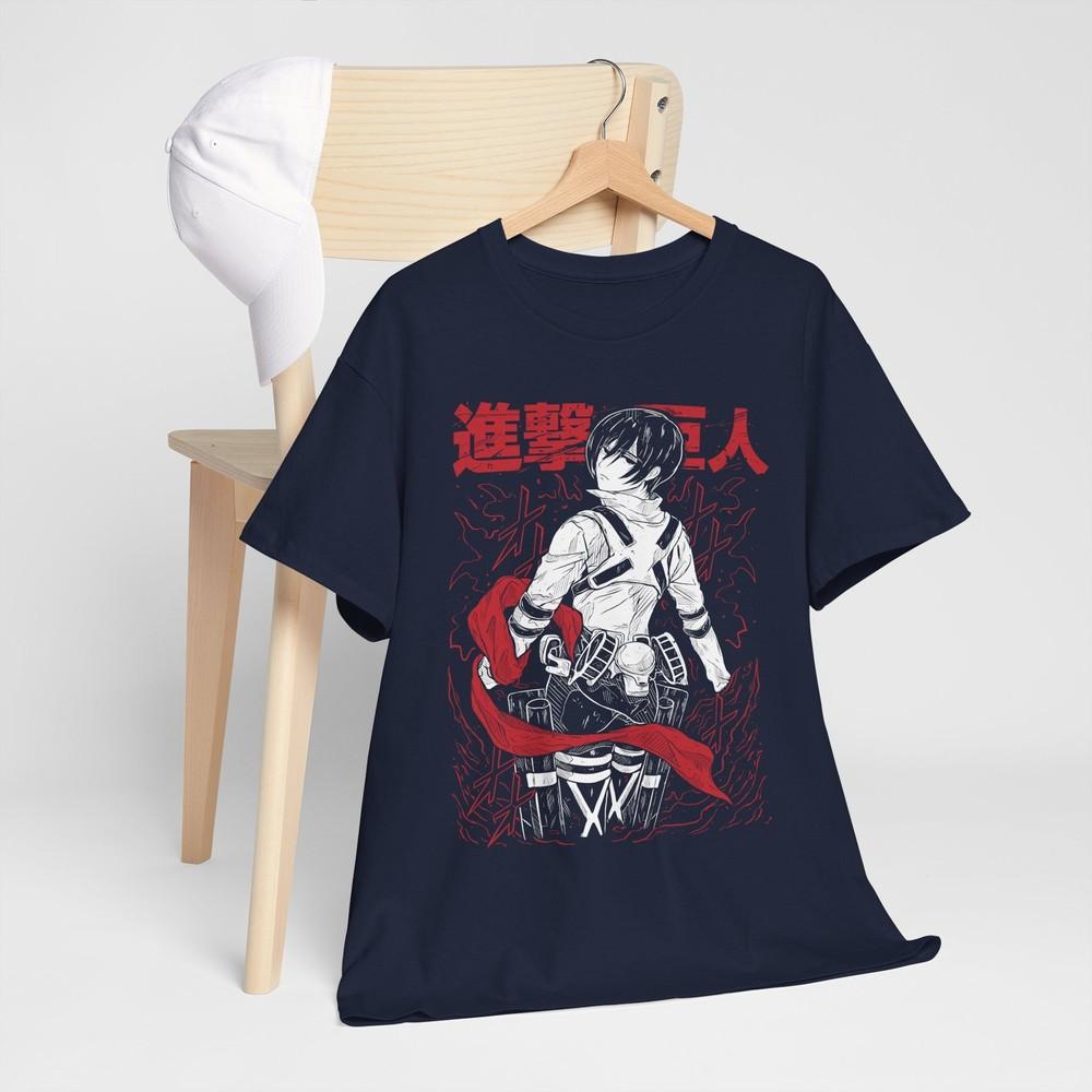 Attack On Titan Tshirt Mikasa Shingeki No Kyojin Anime Horror Shirt All Size M