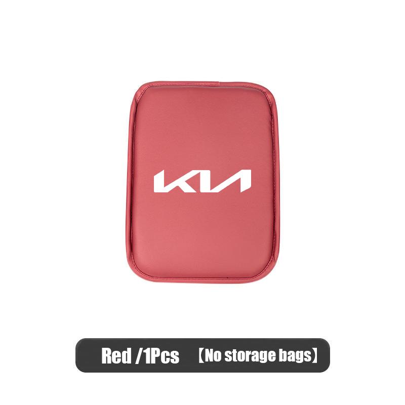 Car Armrest Box Cushion Protection Mat Storage Pocket Accessories For KIA Carnival Niro EV9 K8 Forte Cerato Sportage Ray EV gbnkr30
