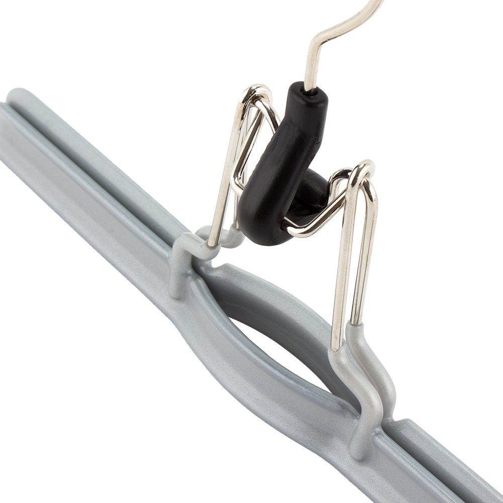 Mawa Hanger Mat 26cm MAWAmat Trouser Hanger for Pants and Skirts 130015000 Silver mawa hanger bulk purchase storage functional closet [MAWA] 5-Pack