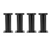 4pcs Furniture Legs Metal 120 To 180mm Adjustable Furniture Support Legs for Sofa Bed Chair Cabinet Black
