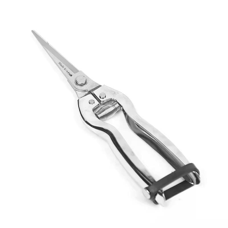 Gardening Scissors Stainless Steel Scissors Zinc Alloy Handle Fruit Tree Picking And Trimming Sawtooth Scissors Gardening Tools