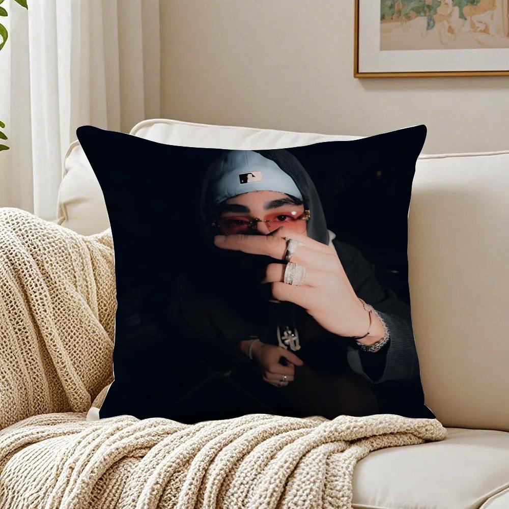 O-Omar Courtz Trendy Idol Cushion Cover Pillowcase Anti-Dustmite Living Room Sofa Decor Cushion Room
