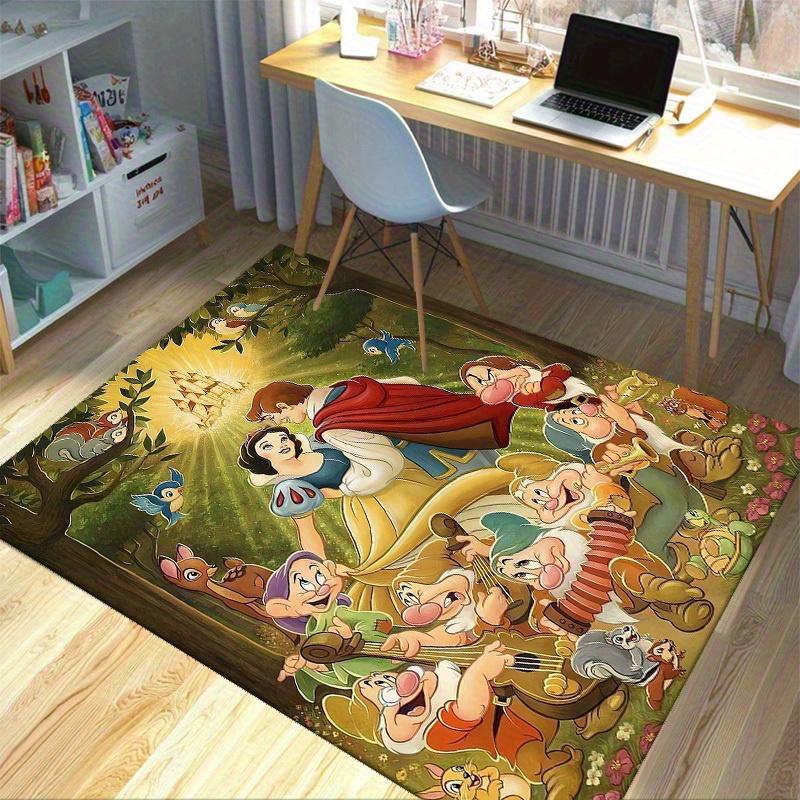 1pc, Snow White and the Seven Dwarfs Area Rug - Home Decor, Gift for Friends, Living Room, Office Carpet, Outdoor RugP002