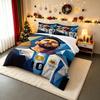 Argentinian Football Star Geometric Design Bedding set Bedding set (1 duvet cover, 2 pillowcases, duvet not included).