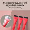 5 szt. bezszwowy pędzel do podkładu, płaska główka, nie wchłania pudru, pędzel do kremu mieszanego, pędzel do makijażu codziennego, miękkie włókno, przyjazny dla skóry, narzędzie do makijażu
