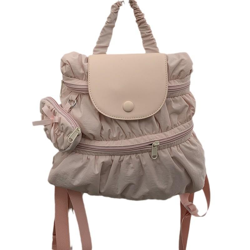 Uno Zaino Casual Pieghettato alla Moda e alla Moda