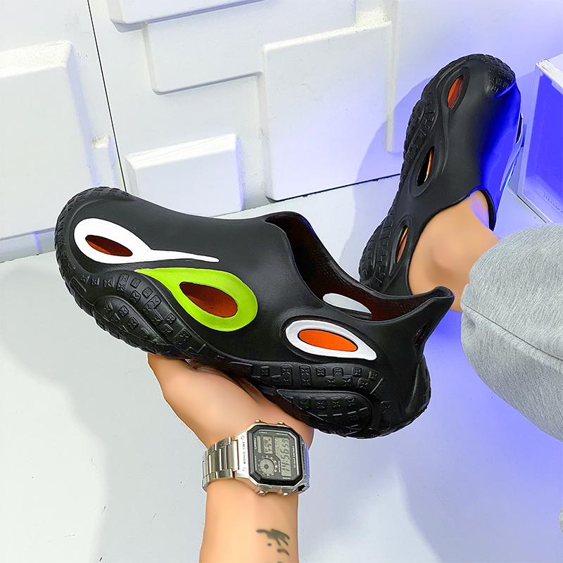 Модные Новые Лаконичные Мужские Слипоны EVA Водонепроницаемые Сандалии Мужская Летняя — фото 6