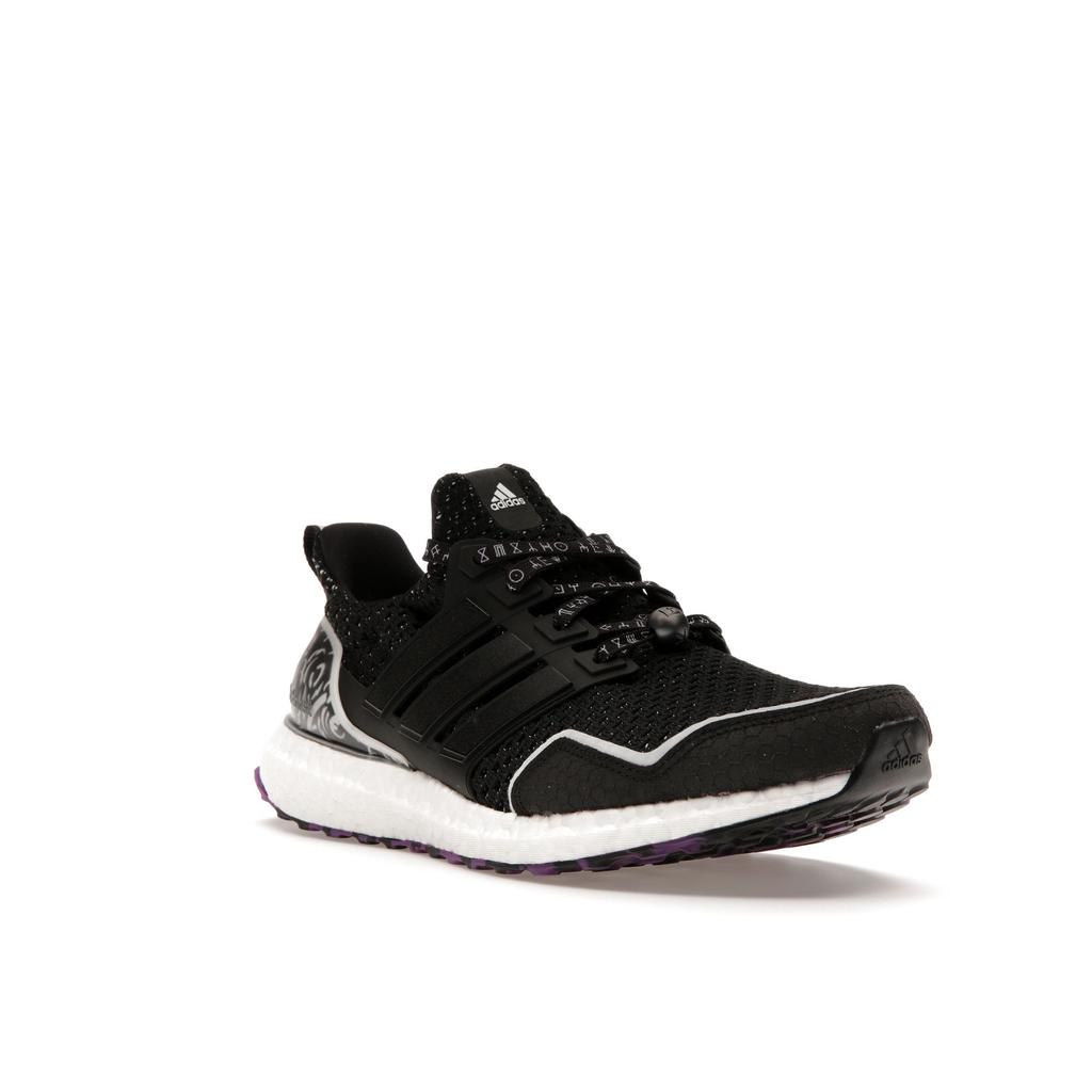 Marvel x adidas UltraBoost 5.0 Black Panther Baskets Unisexe Noir Core Blanc Nuage Violet Tribu HR0518