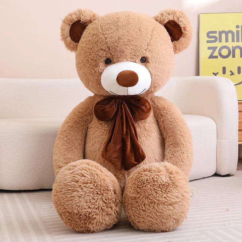 High Quality 5 Colors Teddy Bear with Bowknot Stuffed Animals Bear Plush Toys Doll Pillow Kids Lovers Birthday Baby Gift