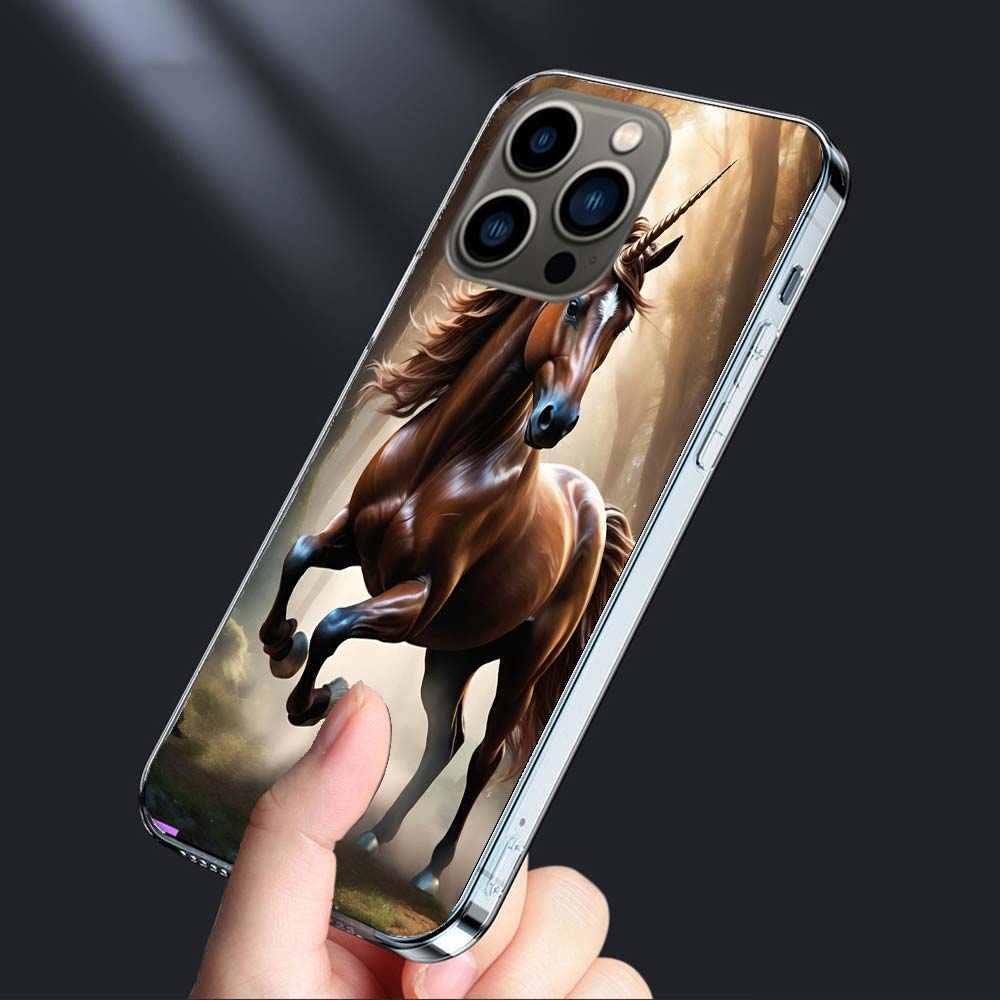 

Unicorn Phone Case For Iphone 16 15+ Pro Max 17 Air Capa 14 Plus 16E 13 Pro 12 Mini 11 Cover Shell Coque TP iPhone 17 Air