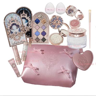 Flower Know Makeup Set Little Angel Collection Make Up Gift Box Eye Shadow Blush Matte Lipstick Highlighter Full Kit All In One