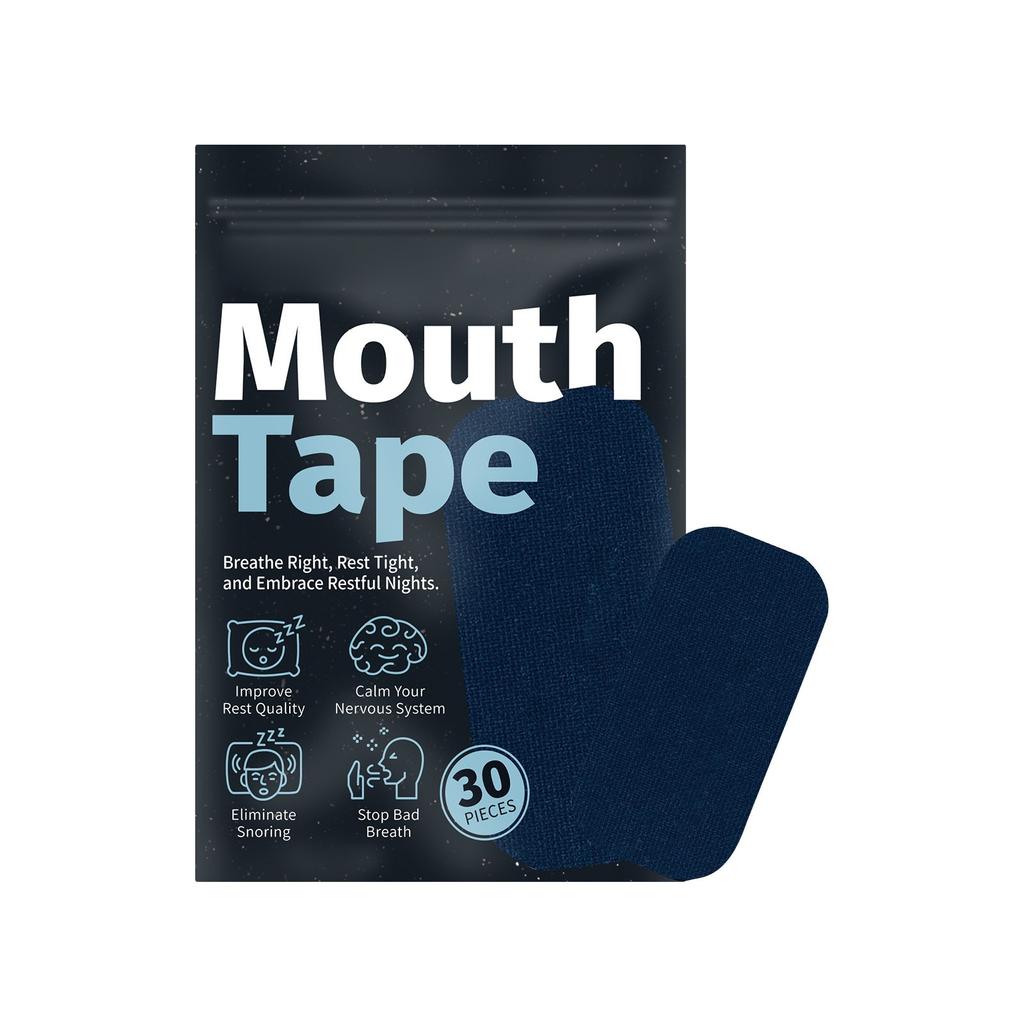 Plaster mot snorking, fredelig og komfortabel, sover godt hele natten, korrigerer ventilasjon i munnen, forseglingsplaster mot snorking