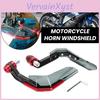 1 Guard Motorcycle Hand Pair With Windshield Cnc Aluminum Universal 22mm Handlebar Hand Protector Motorbike Dirt Bike Scooter Modification Accessories
