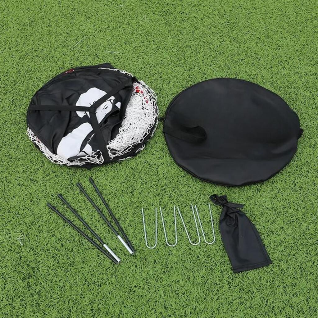 Children's soccer goal, portable, self-folding target mat, 2 in 1