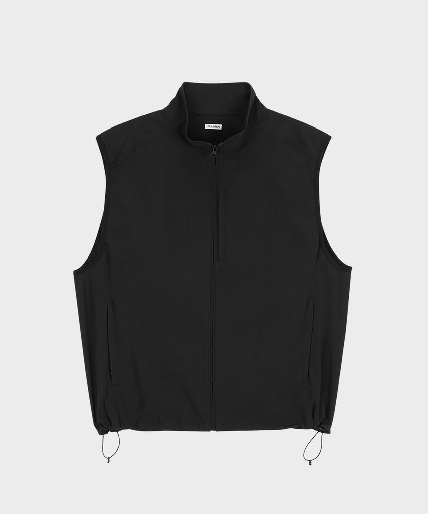 Taildern Tech Woven Vest Black