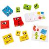 Set Cuburi Descopera Emotii Si Expresii Kids Emotion Recognition Blocks Learning Toy for Emotional Expression Early Education Cognitive Development