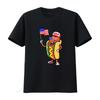 Patriotic Hot Dog American Flag Usa Funny 4th Of July Fourth T Shirt Sweat 14426 Vintage Versatile Soft Slightly