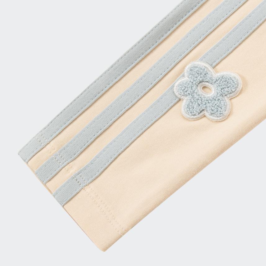 Adidas Gestreiftes Sport-Langarmshirt mit Buchstabenprint Damen Tops Rock-Sandsturm IX5645