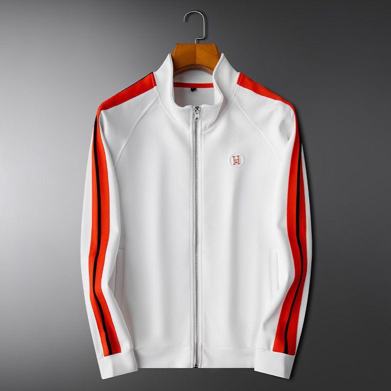 Men's Sportswear Set Standing Collar Zipper Casual Two-piece
