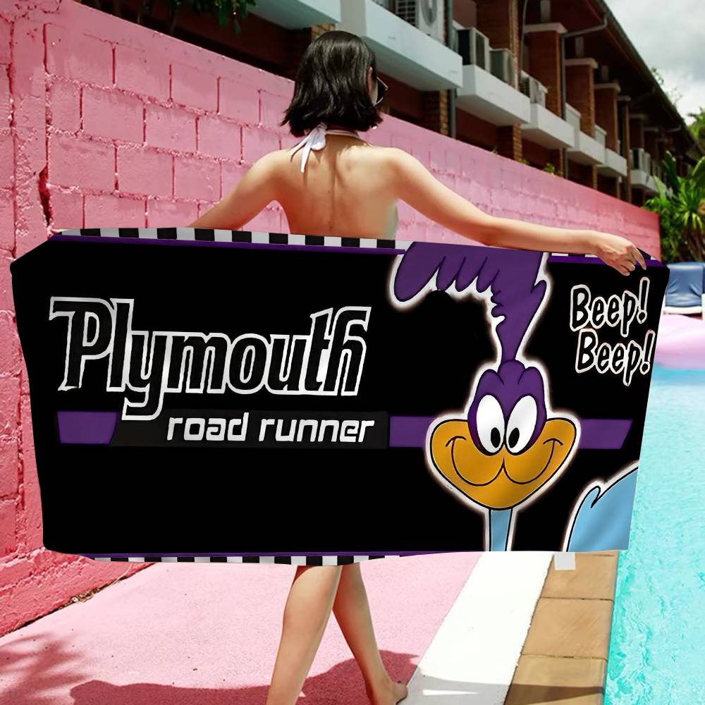 Road Plymouth Runner Microfiber Beach Towel Absorbent Quick Dry Soft Yoga Swimming Resort Mountain Climbing Towel
