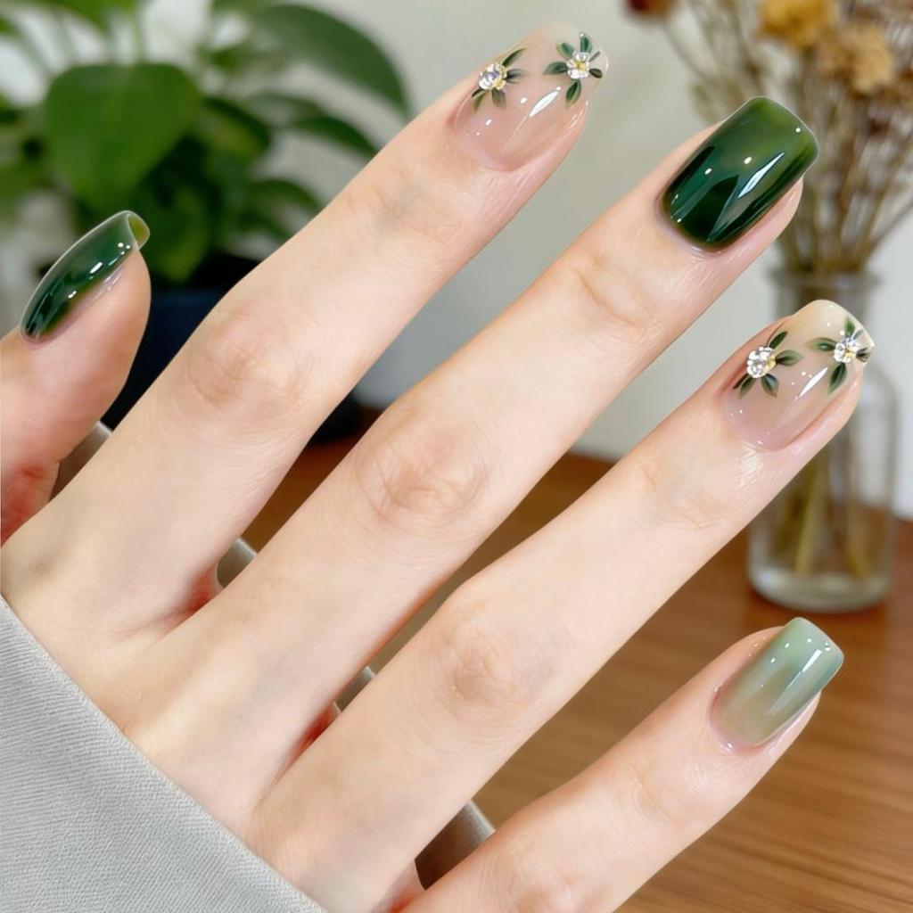 Nude růžový gradient Kočičí oko Bělení Aurora Nail Art Odnímatelné samolepky