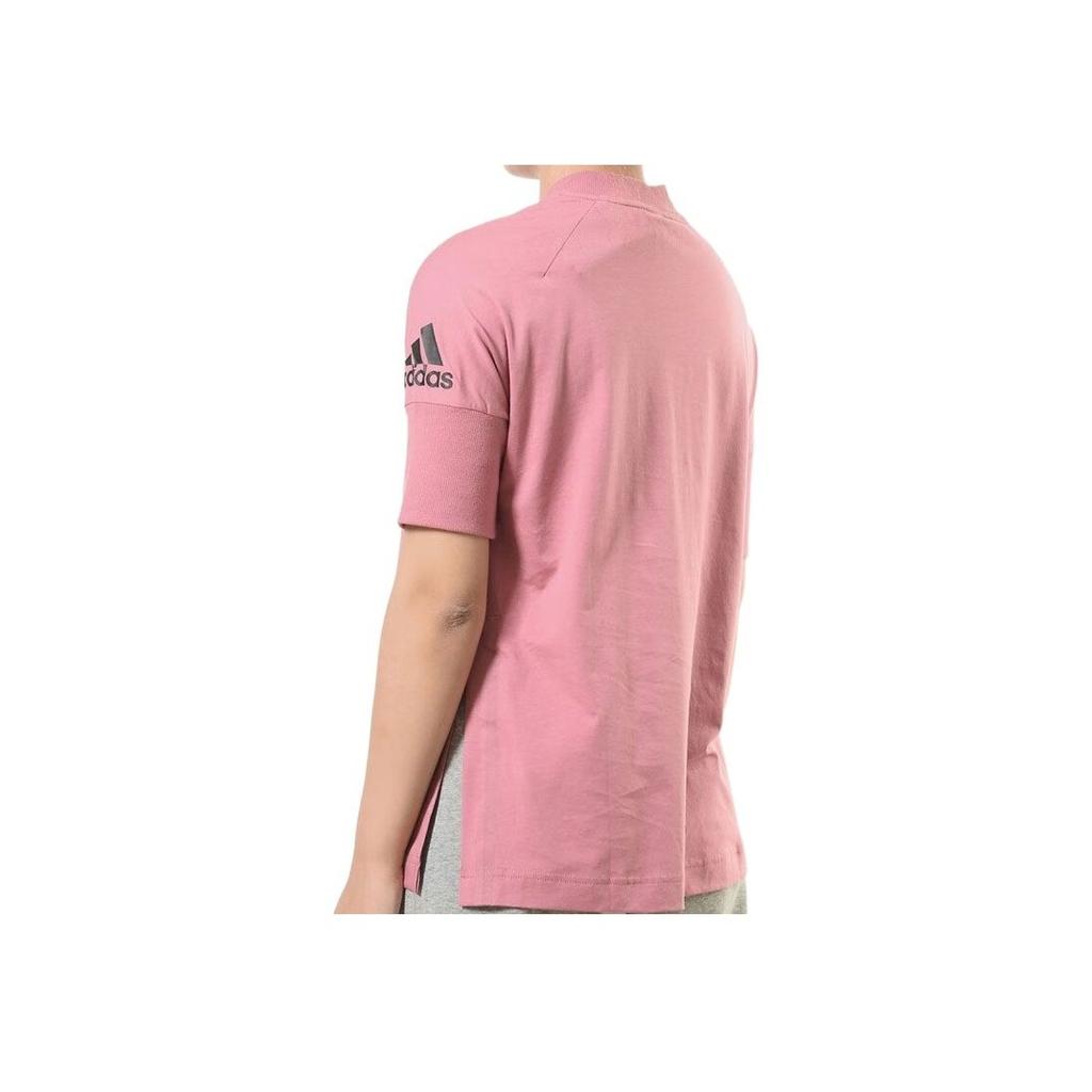 Adidas W Zne Tee Logo Print Round Neck Casual Sports Short Sleeve T-Shirt Women Tops Pink CZ2823