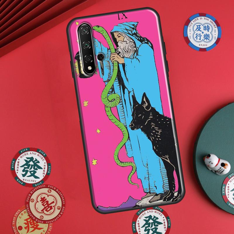 Tarot Card The Hermit For Huawei P30 P20 P40 Lite P60 Pro Nova 5T 12s 12i 11i Y90 Y70 Y60 Y61 Y91 Y72 9 10 SE Case