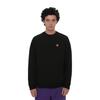 Onitsuka Tiger Logo Embroidered Crew Neck Long Sleeve Sweatshirt Unisex sweatshirt Black 2183B433-001