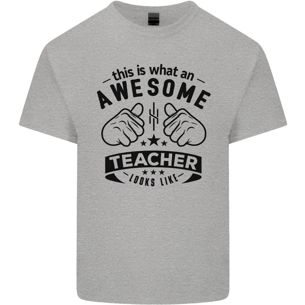 Awesome Teacher Looks Like Teaching Funny Unisexs Light Cotton TShirt