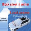 Magnetischer Universeller Auto-Windschutzscheiben-Schnee- und Sonnenschutz: Frostschutz, Frostschutzmittel, Verdickte Sonnenabdeckung.