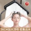 New 36cm Large Size High Pressure Overhead Rain Shower Head Large Flow Booster Rain Shower Head 360° Rotation Water Saving Set