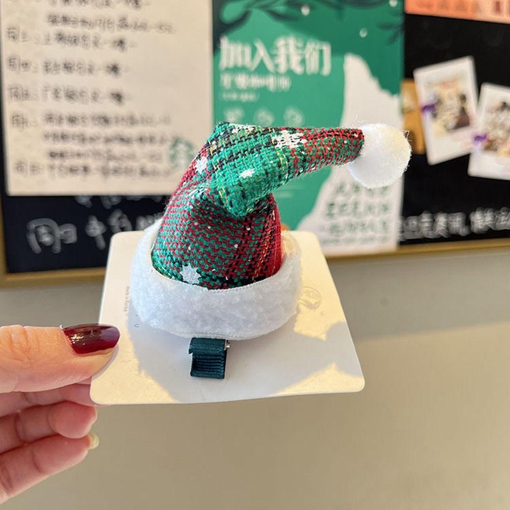 

Бантик Рождественская шляпа заколка для волос детская заколка для волос корейские аксессуары для волос рождественский костюм наряд D