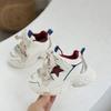 Boys' Handsome Dad Shoes Cute Star Sneakers Girls' Leather Casual Shoes