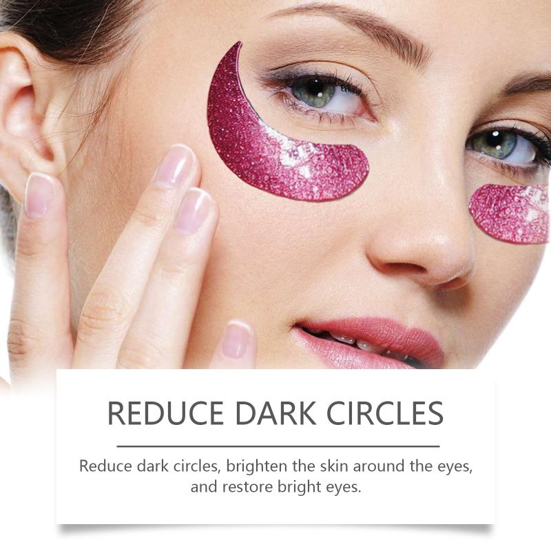 

Anti Wrinkles Glitter Eye Mask Fade Fine Lines Firming Gel Removal Dark Circles Anti Puffiness Nourish Moisturizing Eye Patches one size
