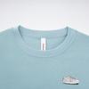 Reebok Crop S/S Tee Series Shoe Pattern Printed Short Sleeve T-Shirt Women Tops Light-Blue 23RMS404WGB1