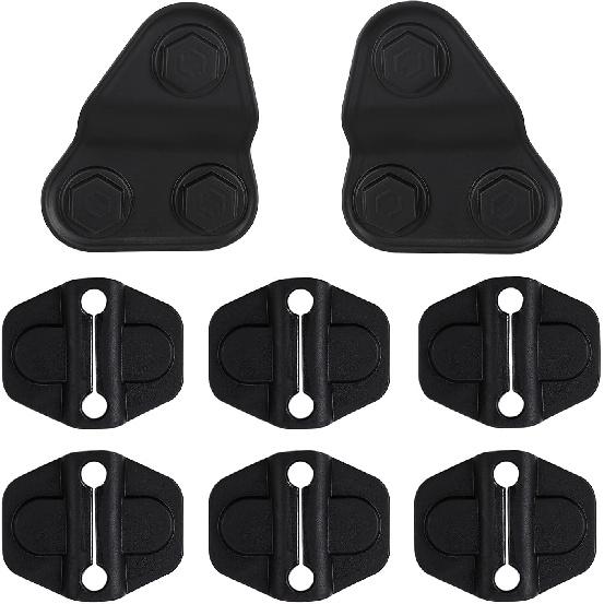 

6PCS Door Lock Cover & 2PCS Door Screw Cover Trim Accessories for 2018-2025 Jeep Wrangler JL & Unlimited for 2020-2025 Jeep Gladiator JT (Black) чёрный