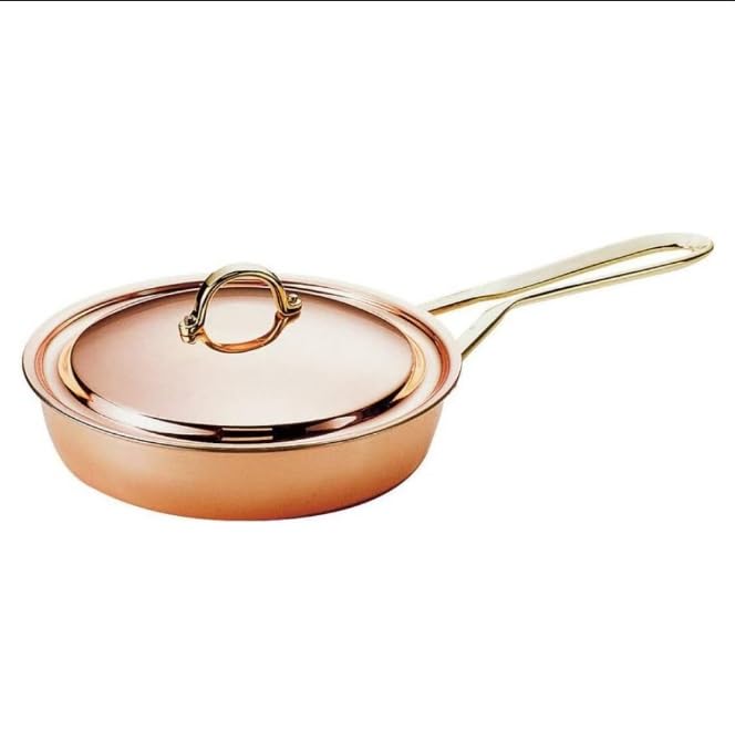 

Shinkoukinzoku Saucepan 16cm Gas Compatible Copper Heat Conduction Stewing Good Design Award Made in Japan Long-selling Tsubame-Sanjo PL-1703 бронзовый