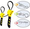 2 Pieces Multipurpose Rubber Strap Wrench Professional Simple Opening Wrenches Adjustable Belt Spanner Accessory