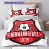 FC Hermannstadt Bedding Quilt Set Quilt Cover Pillowcase Home Decoration Birthday Gift (1 * duvet cover + 2 * pillowcase, without core)