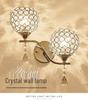 Modern Minimalist LED Crystal Wall Lamp - Energy-Saving Warm Lighting for Bedroom & Living Room