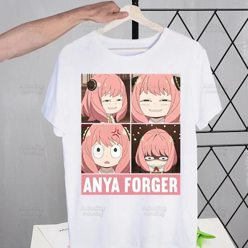 Spy X Family Anime Kawaii Anya Forger SPYFAMILY Men's Tshirt Cute Shirt Mens Fashion T-Shirt For Men Casual Tops Short Sleeve