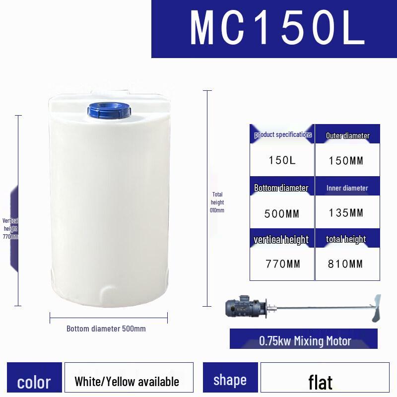 Conical Dosing & Mixing Tank with Motor